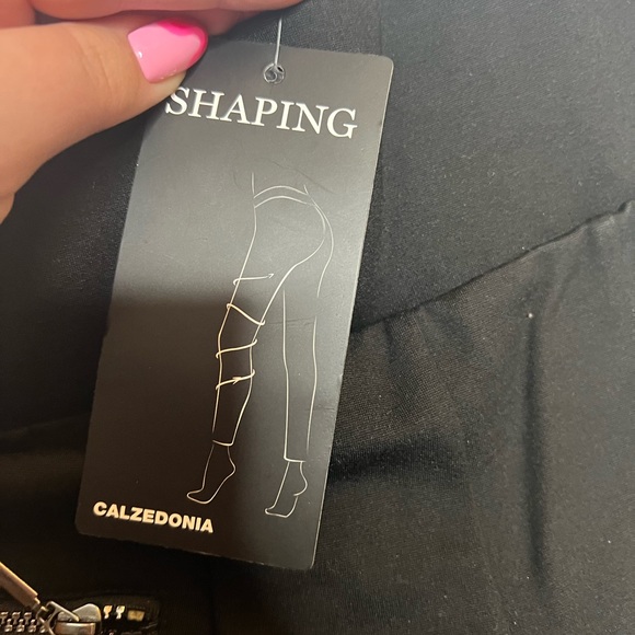 CALZEDONIA SHAPING WOMENS LEGGINGS SZ SMALL - Picture 2 of 3